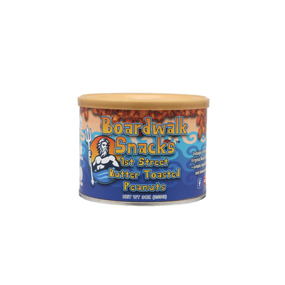 Boardwalk Snacks 1st Street Butter Toasted Peanuts 9oz 
