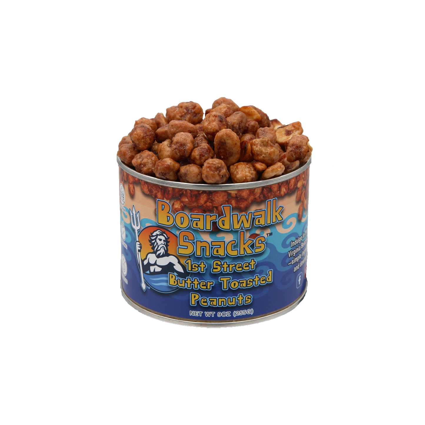 Boardwalk Snacks 1st Street Butter Toasted Peanuts 9oz 