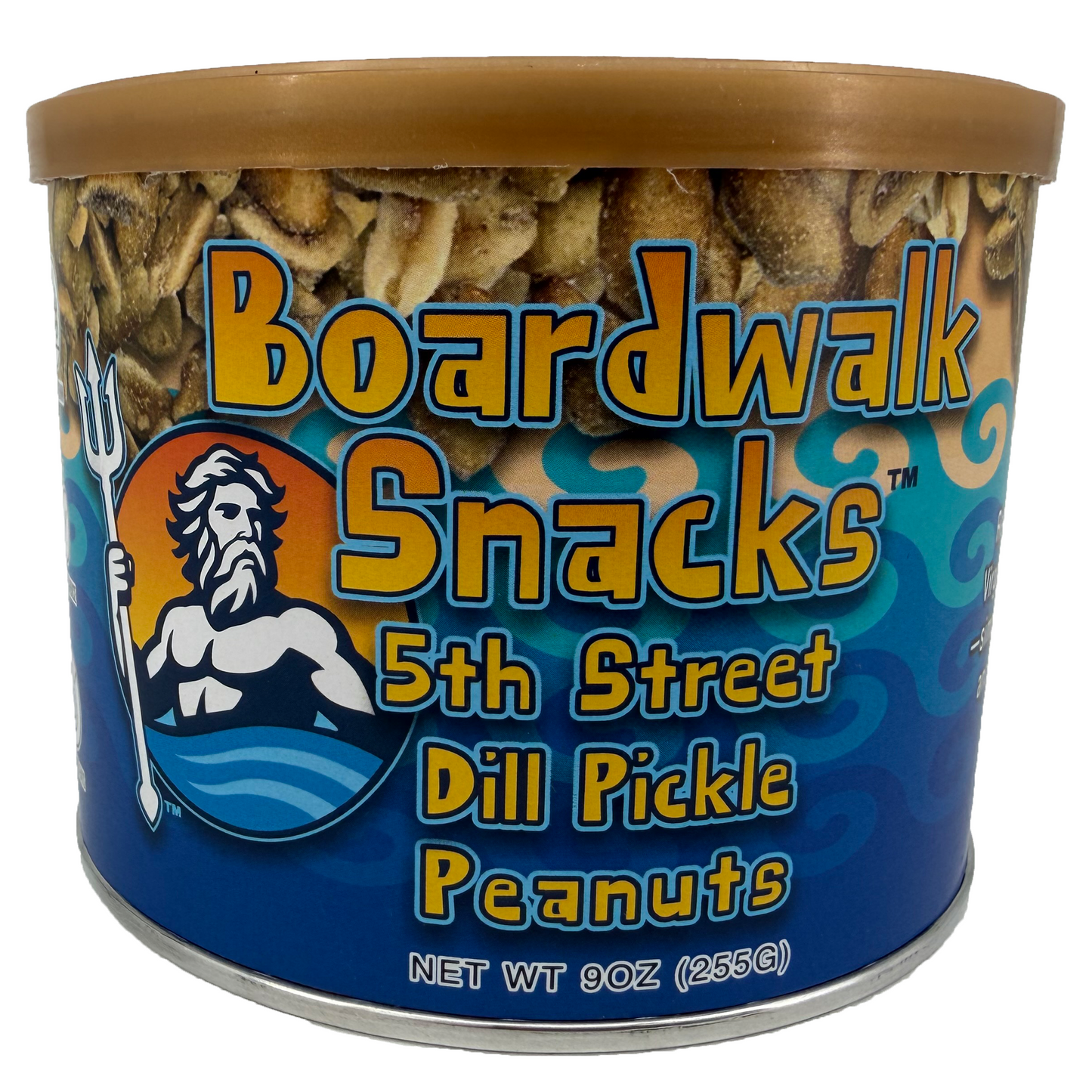 9oz. 5th Street Dill Pickle Virginia Peanuts by Boardwalk Snacks, Savory Snack Nuts, Non‑GMO