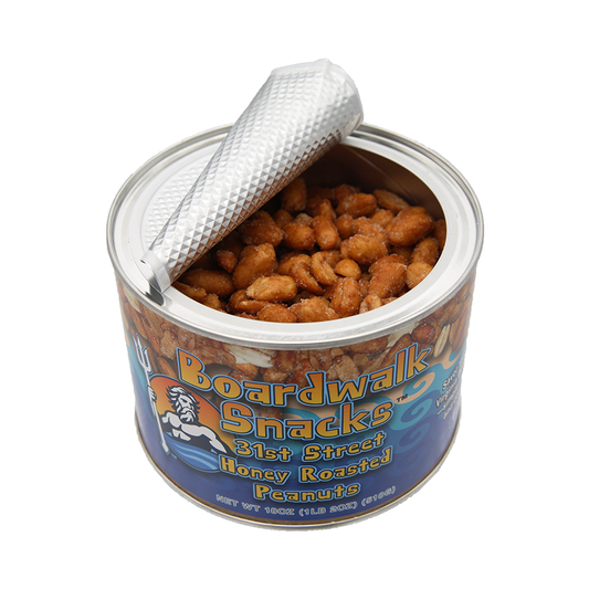 Boardwalk Snacks 31st Street Honey Roasted Peanuts 18oz 