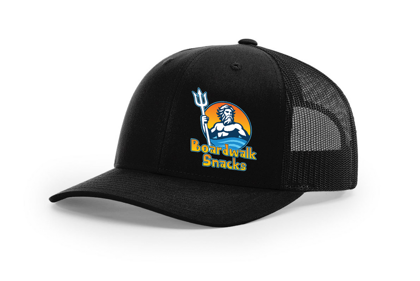 Boardwalk Snacks Logo Trucker Hat Adjustable Snaps